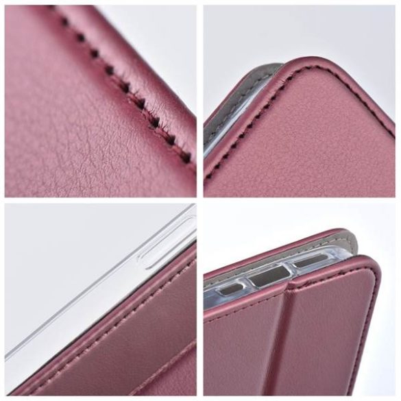 Smart Magneto husă carte pentru SAMSUNG A55 burgundy