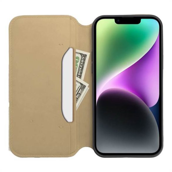 Cartea Dual Pocket pentru SAMSUNG A55 gold