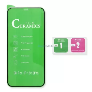 Sticlă ceramică 5D Full Glue - pentru Xiaomi Redmi 12 negru