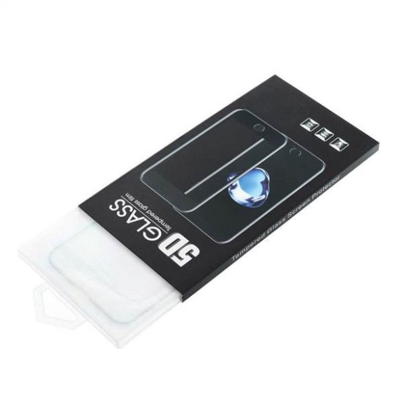 Sticlă securizată 5D Full Glue - pentru iPhone 14 Pro Max (MAT) negru