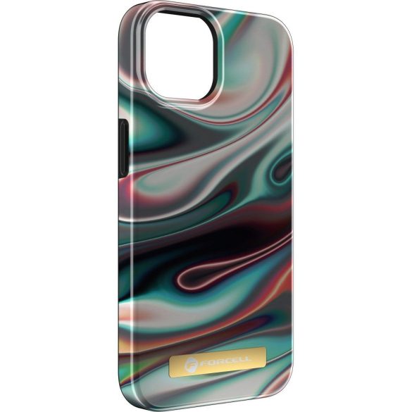 Husă FORCELL F-PROTECT Mirage compatibilă cu MagSafe pentru IPHONE 15 Pro Max strălucitor