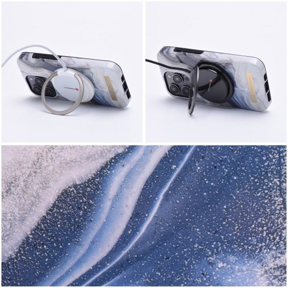 Husa FORCELL F-PROTECT Mirage compatibila cu MagSafe pentru IPHONE 15 Plus magic sand