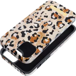   HUSĂ! - Husă FORCELL F-PROTECT Mirage compatibilă cu MagSafe pentru IPHONE 15 Plus wild panther