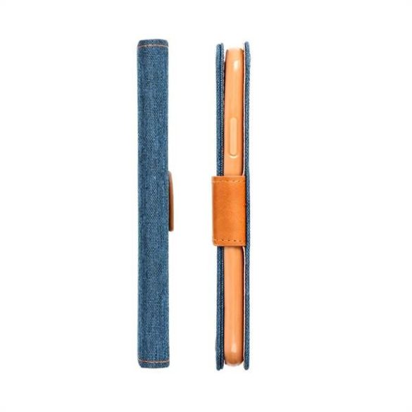 CANVAS husă carte pentru SAMSUNG A35 5G albastru marin