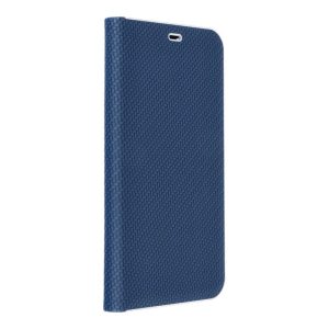 LUNA Husă tip carte Carbon pentru SAMSUNG A35 5G albastru