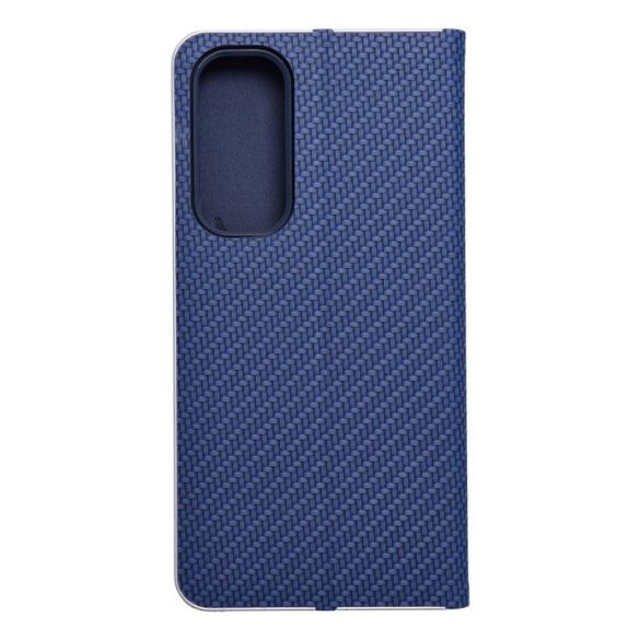 LUNA Husă tip carte Carbon pentru SAMSUNG A35 5G albastru