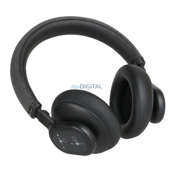 Căști cu fir FORCELL F-AUDIO ANC Touch Beat negru
