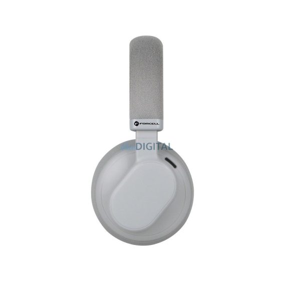 Căști cu fir FORCELL F-AUDIO ANC Touch Beat gri