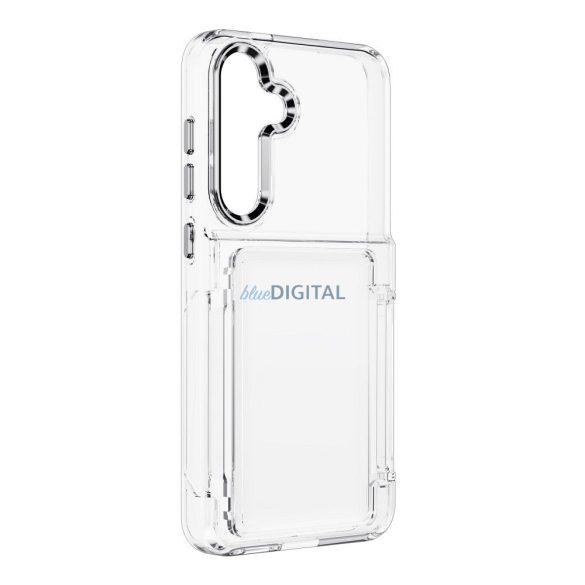 Husa de buzunar FORCELL F-PROTECT Crystal pentru SAMSUNG S24 transparenta