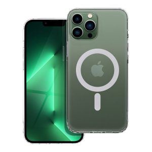 Husa FROST MAG COVER compatibilă cu MagSafe pentru IPHONE 13 Pro Max transparentă