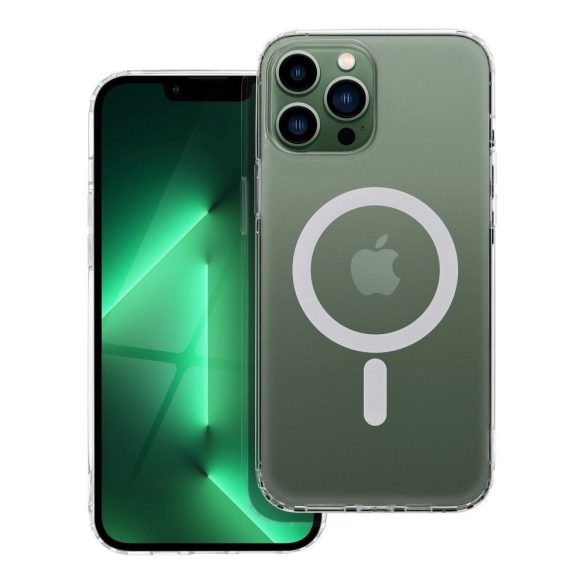 Husa FROST MAG COVER compatibilă cu MagSafe pentru IPHONE 13 Pro Max transparentă