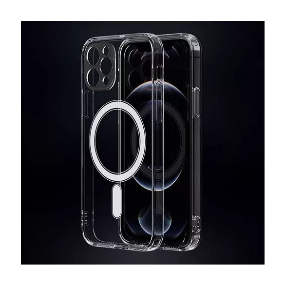 HUSĂ! - Carcasă Clear Mag Cover (MID) compatibilă cu MagSafe pentru IPHONE 12
