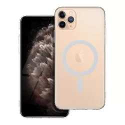   HUSĂ! - Husa FROST MAG COVER cu protectie pentru camera compatibila cu MagSafe pentru IPHONE 11 Pro Max transparenta