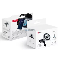   Suport auto FORCELL F-GRIP Mag Pro pentru telefon la aerisire compatibil cu MagSafe universal black