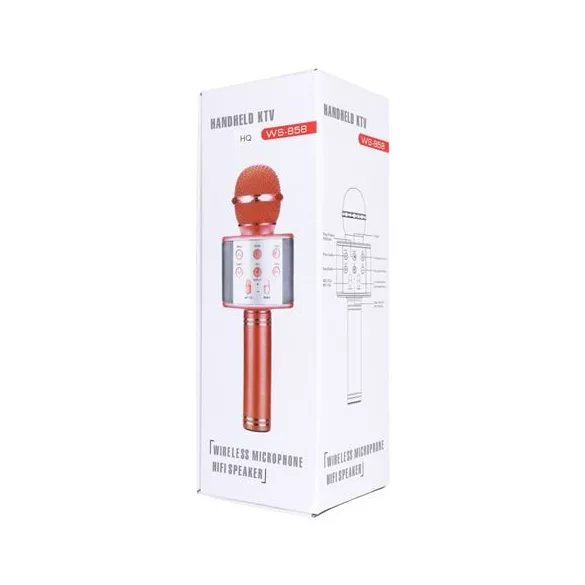 Microfon multimedia karaoke CR58S HQ aur roz