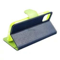   HUSĂ! - Husă Fancy Husă tip carte pentru XIAOMI Redmi NOTE 13 PRO 4G albastru  / lime