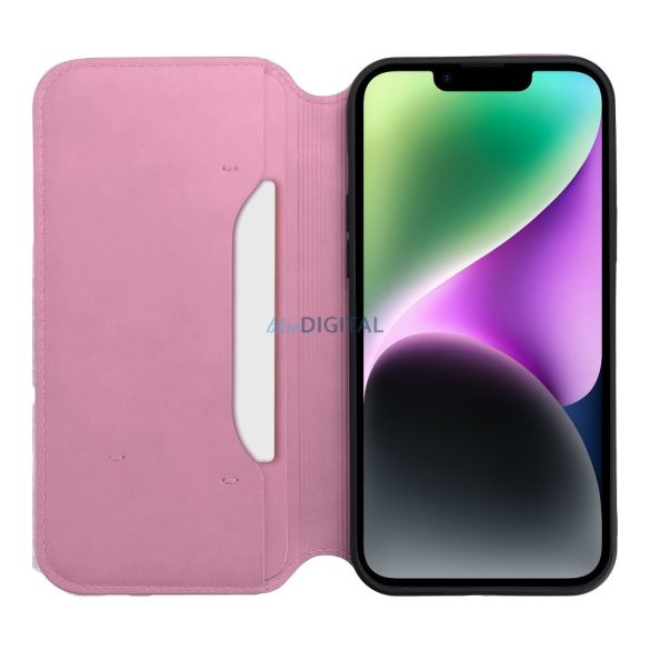 Cartea Dual Pocket pentru XIAOMI Redmi NOTE 13 PRO 4G roz deschis