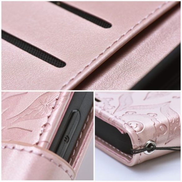 MEZZO Husă carte pentru XIAOMI Redmi NOTE 13 PRO Plus 5G mandala rose gold