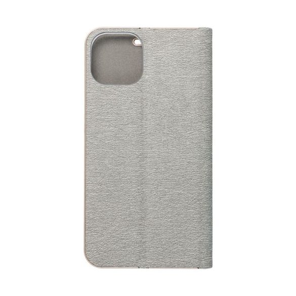 LUNA Husă tip carte Gold pentru XIAOMI Redmi NOTE 13 PRO 5G argintiu