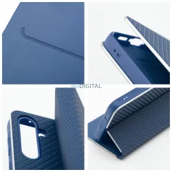   HUSĂ! - LUNA Book Carbon pentru XIAOMI Redmi NOTE 13 PRO 4G albastru