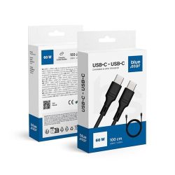   Cablu de date Blue Star - USB C la USB C 3A (max 60W) - negru