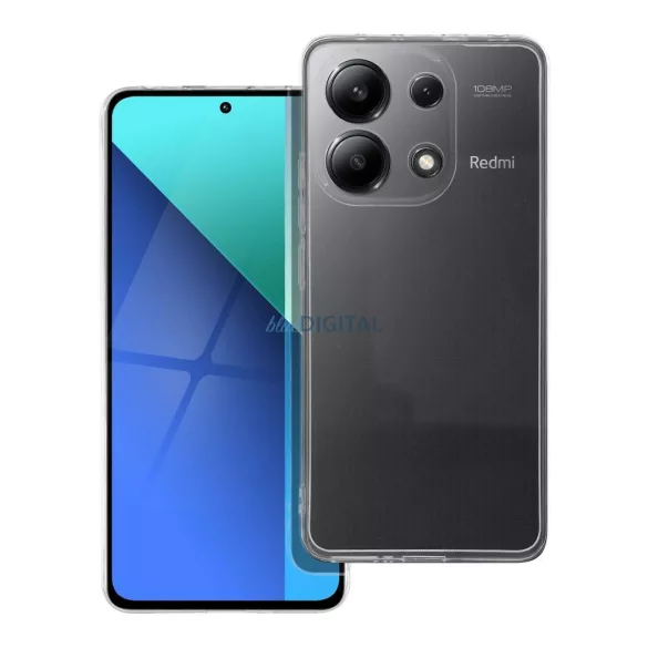 HUSĂ! - BOX CLEAR caz 2mm caz Xiaomi Redmi Notă 13 4G - transparent