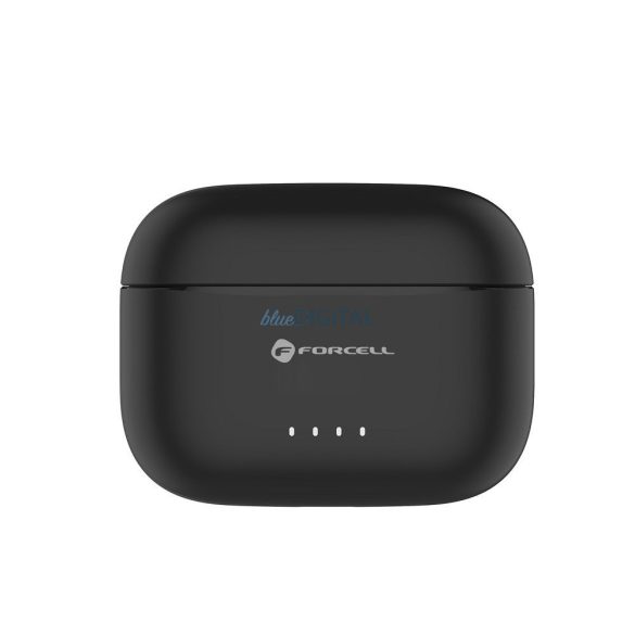 Forcell F-Audio Super Clear Calls TWS căști fără fir bluetooth ANC+ENC, cu adaptor bluetooth - negru