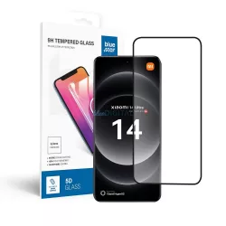   Steaua albastră din sticlă temperată - Xiaomi 14 Ultra - Steaua albastră din sticlă temperată neagră