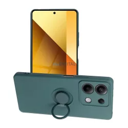   HUSĂ! - Husa SILICONE RING pentru XIAOMI Redmi Note 13 5G verde