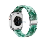   Forcell F-Design FA4 curea de înlocuire model marmură Apple Watch 38 / 40 / 41 mm - verde