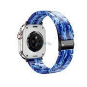   Forcell F-Design FA4 curea de înlocuire model marmură Apple Watch 38 / 40 / 41 mm - albastru