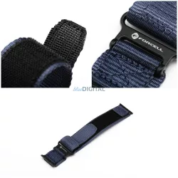   Forcell F-Design FA5 curea de înlocuire cu velcro Apple Watch 38 / 40 / 41 mm - albastru