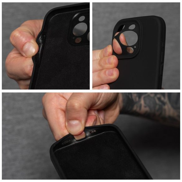 Husa SILICON 2mm pentru IPHONE 14 neagra