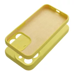 HUSĂ! - Carcasa SILICON 2mm pentru IPHONE 15 Pro lemon