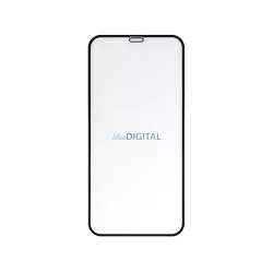  Sticlă securizată 5D Full Glue - pentru iPhone 15 Pro Max (MAT) negru