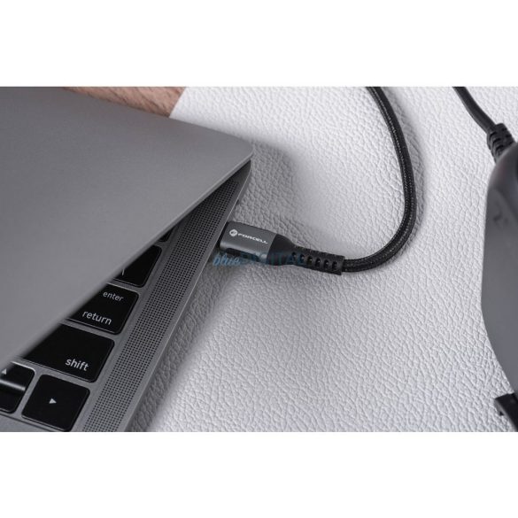 Forcell C256 F-Energy USB-A - Tip-C cablu 3A 66W QC3.0 1.2m - negru