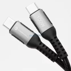   Forcell C260 F-Energy Type-C - Cablu Type-C 5A 100W QC4.0 PD 1.2m - negru