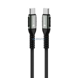   Forcell C263 F-Energy Type-C - Cablu Type-C 5A 240W QC4.0 PD 1.2m - negru