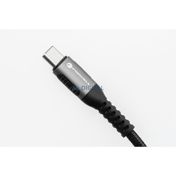Forcell C257 F-Energy USB-A - Lightning cablu 2.4A 12W 1.2m - negru
