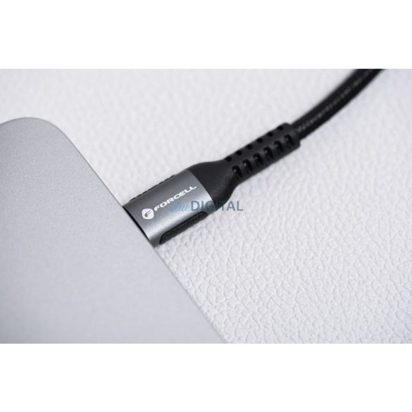 Forcell C257 F-Energy USB-A - Lightning cablu 2.4A 12W 1.2m - negru
