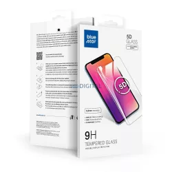   Steaua albastră din sticlă temperată - SAMSUNG A05s Full Face (clei complet cu cadru/dimensiune mică) - Steaua albastră din sticlă temperată neagră