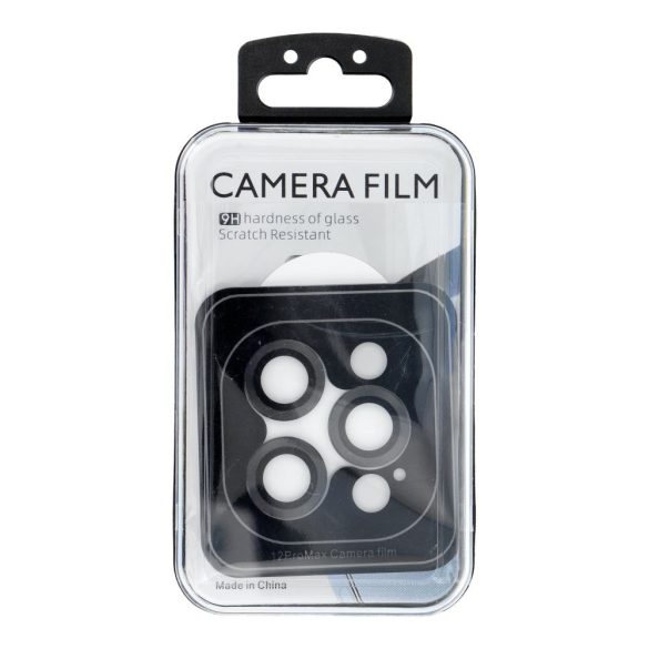 Camera PROTECTOR 9H pentru IPHONE 12 PRO MAX negru