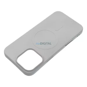 HUSĂ! - Carcasă SILICONE MAG COVER (cu decupaj mare pentru camera foto)Compatibilă MagSafe pentru iPhone 16 Pro - gri titan