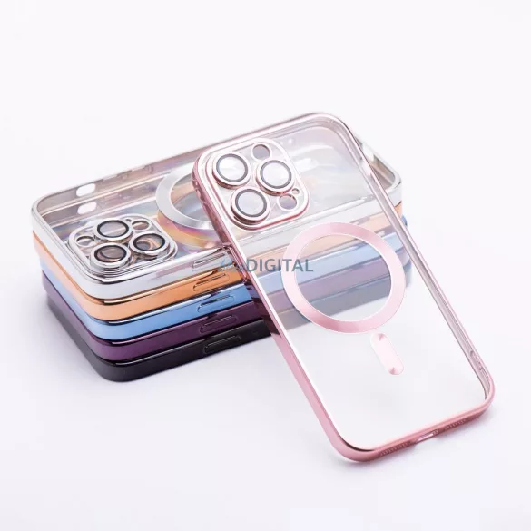 HUSĂ! - Husa ELECTRO MAG COVER compatibila cu MagSafe pentru IPHONE 16 Pro rose gold