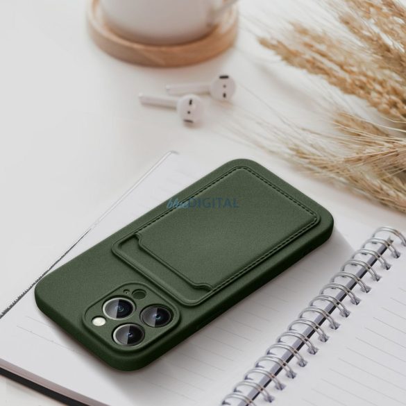 Husa CARD pentru IPHONE 16 Pro Max verde