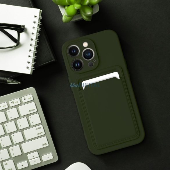 Husa CARD pentru IPHONE 16 Pro Max verde