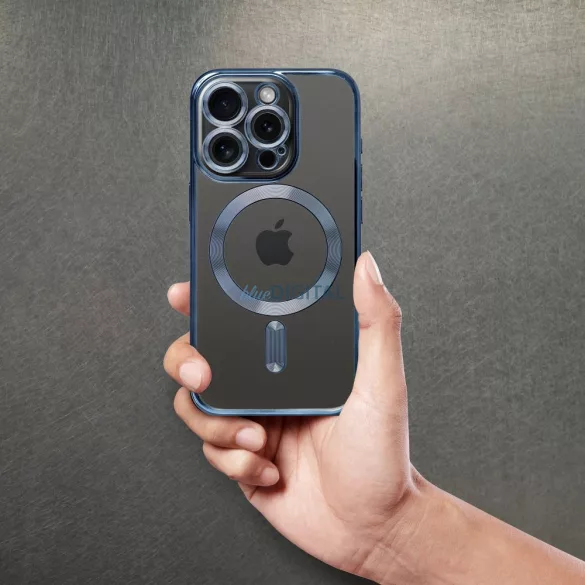 HUSĂ! - Husa ELECTRO MAG COVER compatibila cu MagSafe pentru IPHONE 16 Pro albastru titan