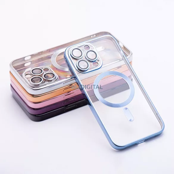 HUSĂ! - Husa ELECTRO MAG COVER compatibila cu MagSafe pentru IPHONE 16 Pro albastru titan