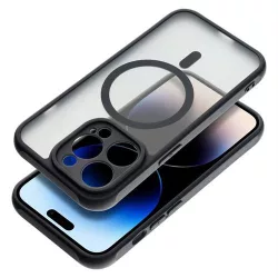   HUSĂ! - Husă Full Matte Mag Cover compatibilă cu MagSafe pentru IPHONE 16 neagră