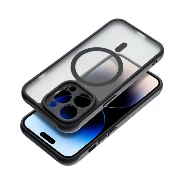 HUSĂ! - Husă Full Matte Mag Cover compatibilă cu MagSafe pentru IPHONE 16 PRO neagră